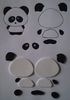 Manualidades y Arte: Cómo hacer un llavero de osa panda paso a paso