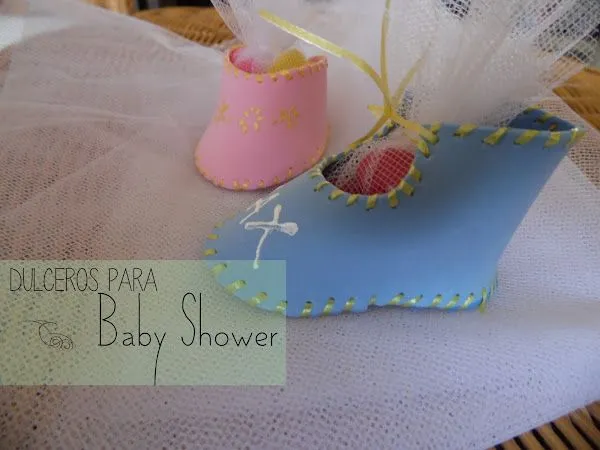 zapatitos para baby shower | Aprender manualidades es facilisimo.com