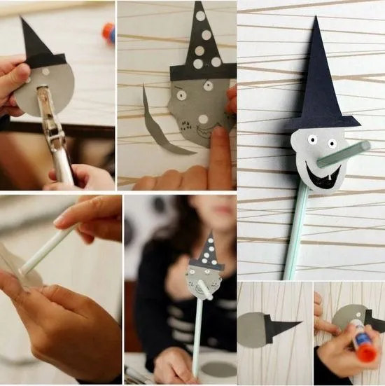 Pajitas de bruja para tu fiesta Halloween | Manualidades Infantiles Pajitas de bruja para tu fiesta Halloween | Manualidades Infantiles