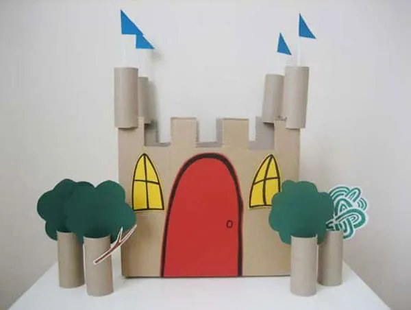 Como hacer castillo de cartón corrugado - Imagui