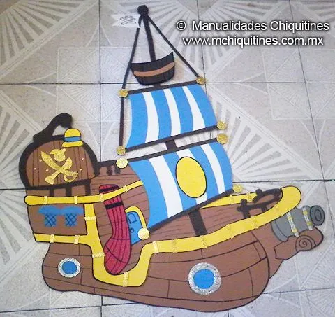 Manualidades Chiquitines: Figuras de foamy de Jake y los piratas ...