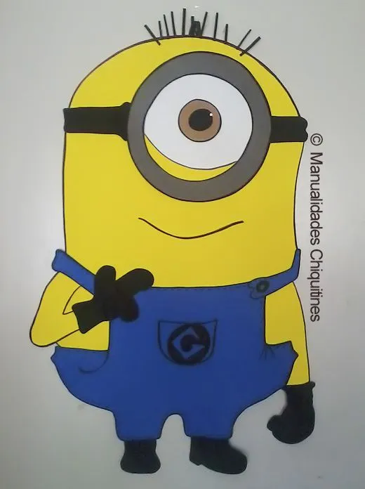 Manualidades Chiquitines: Minions en foamy.