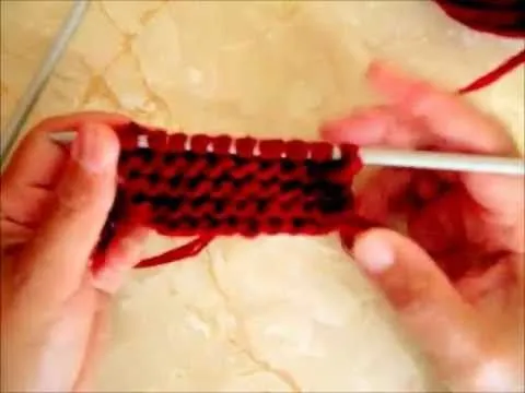 Manualidades clases de tejido con 2 agujas o palillos - YouTube