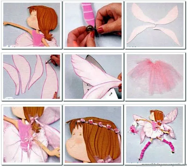 Manualidades para compartir: HADA DE GOMA EVA PASO A PASO ... Manualidades para compartir: HADA DE GOMA EVA PASO A PASO ...