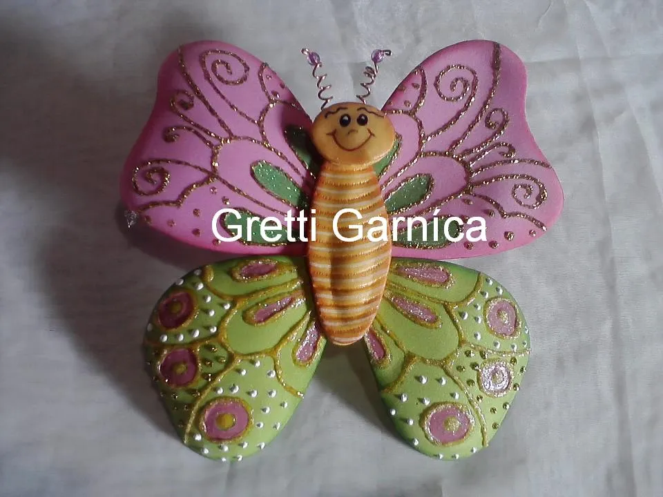 Carpetas de mariposas en foami - Imagui