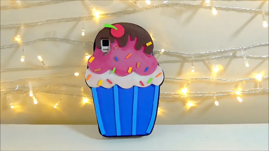 Manualidades DIY: funda de móvil celular en forma de Cupcake de ...