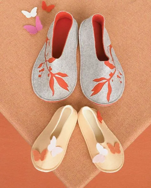 Manualidades con fieltro: zapatitos de bebe - Guía de MANUALIDADES