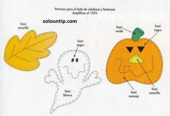 Manualidades en foami halloween ~ Solountip.com
