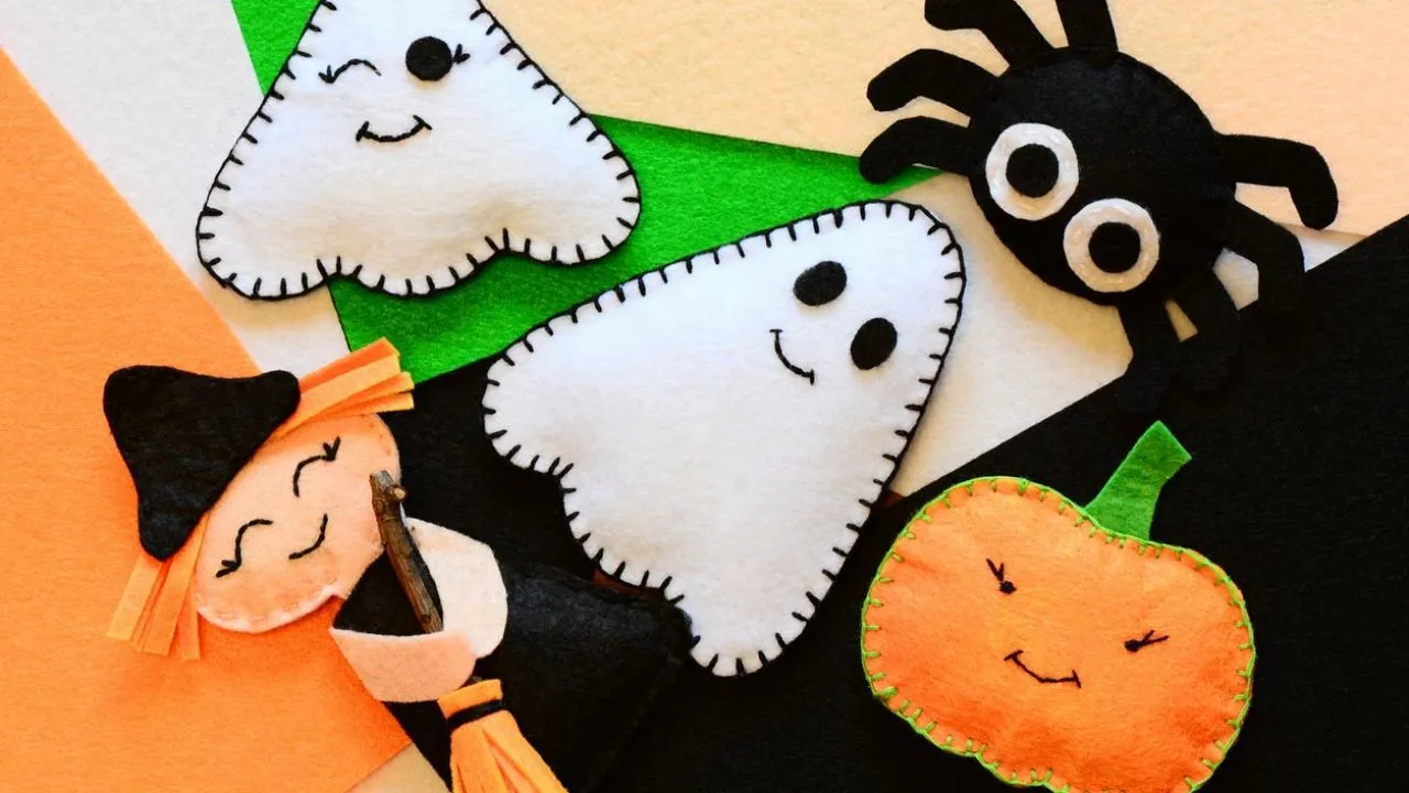 6 manualidades de Halloween hechas con fieltro
