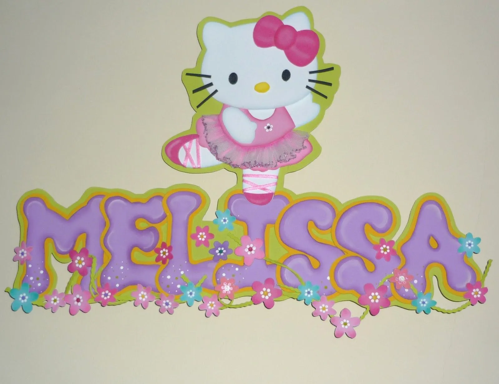 Moldes de Hello Kitty en foami - Imagui