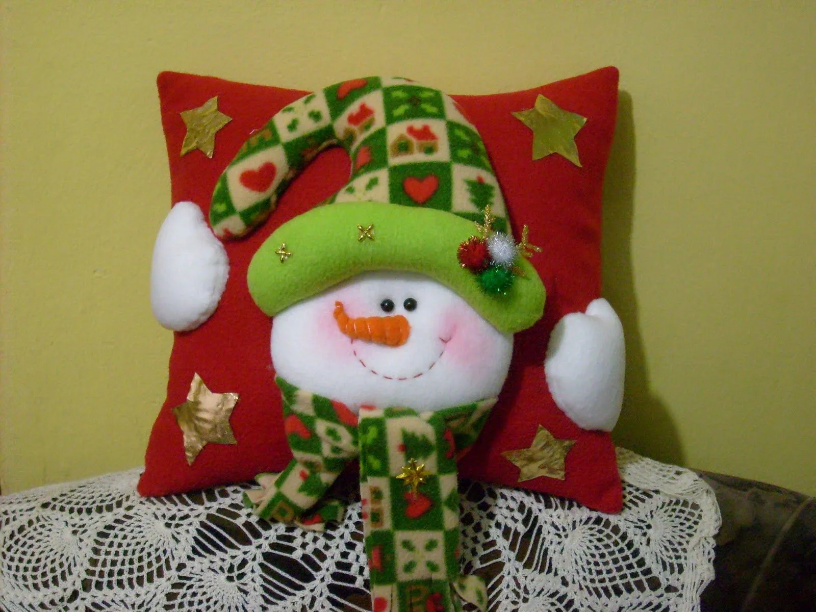 Manualidades Luna Clara: almohadones navideños Manualidades Luna Clara: almohadones navideños