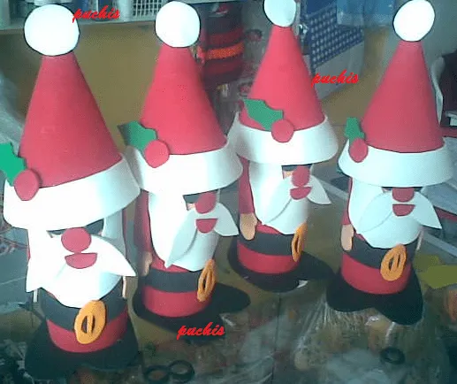 Manualidades con material reciclado: Santa Claus | Mi Kinder