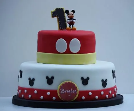 Decoración de tortas de cumpleaños de Mickey - Imagui
