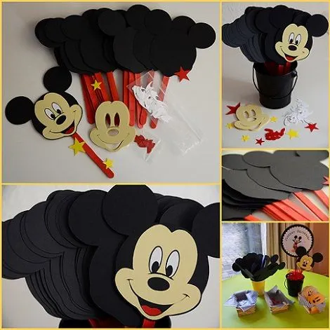 Manualidades de Mickey Mouse para hacer con los niños