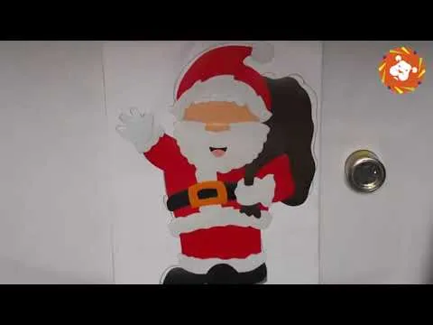 Manualidades en microporoso - Papa Noel - YouTube