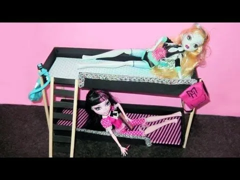 Manualidades para muñecas: Haz una cama litera para tu muñeca ...