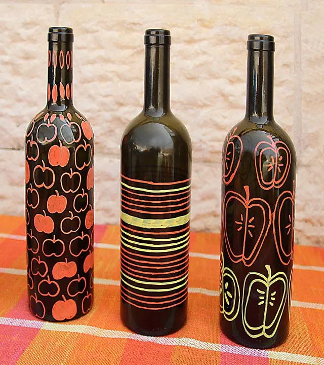 Manualidades para niños: Botellas pintadas paso a paso