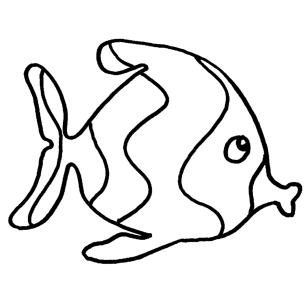 Ampliar dibujo de peces para colorear