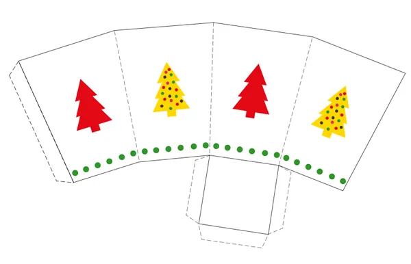 Manualidades: 15 Cajas de Navidad para imprimir