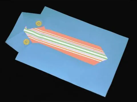 Manualidades de papel: tarjeta en forma de camisa - YouTube