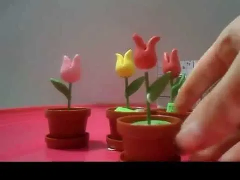 Flores en pasta flexible - Imagui