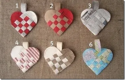 Manualidades San Valentín corazones entrelazados | Para San Valentín