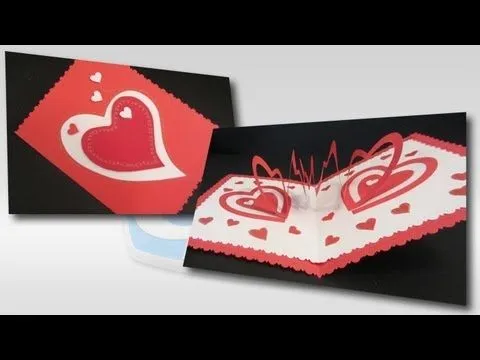 Manualidades San Valentín: Cómo hacer una tarjeta corazón espiral ...