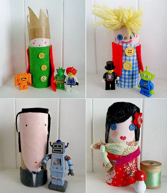 Mundo FiLi: Hacer marionetas para niños con manualidades y reciclaje