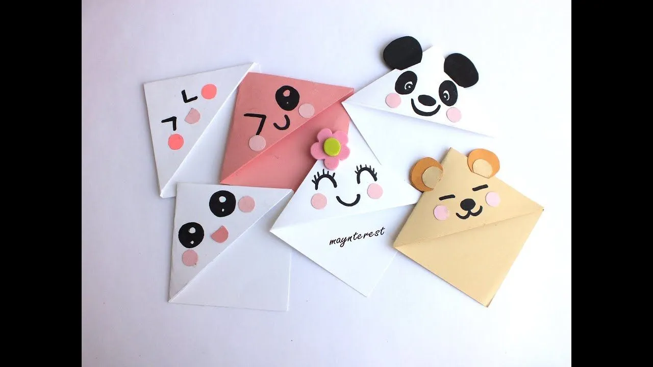 Manualidades: SEPARADORES Kawaii para LIBROS - Regreso a clases ...