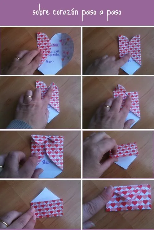 Manualidades: Tarjeta casera para el día de los enamorados Manualidades: Tarjeta casera para el día de los enamorados
