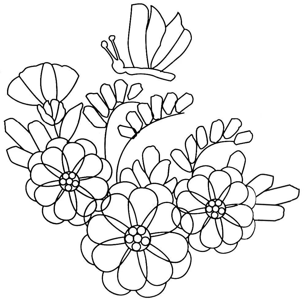 manualidades varias: Moldes de Flores Para Bordar en Cinta manualidades varias: Moldes de Flores Para Bordar en Cinta