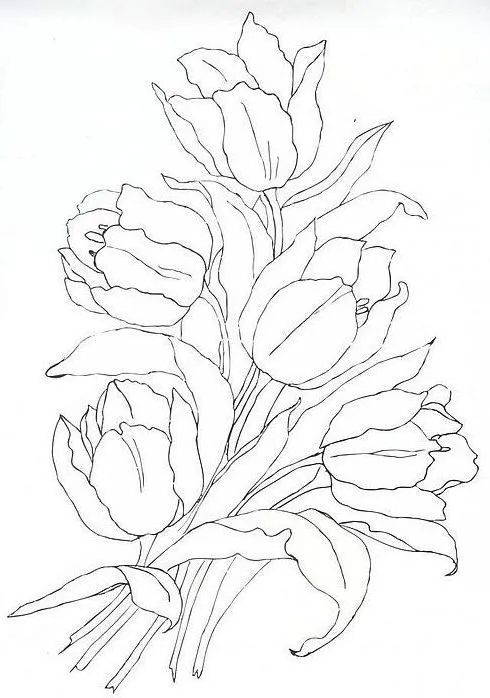 Patrones para tulipanes - Imagui