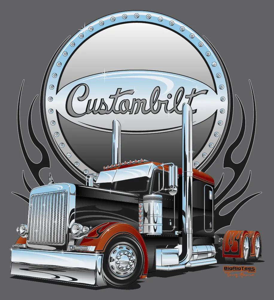 Manuel Trucking - Custombilt | Peterbilt trucks, Big rig trucks, Truck art