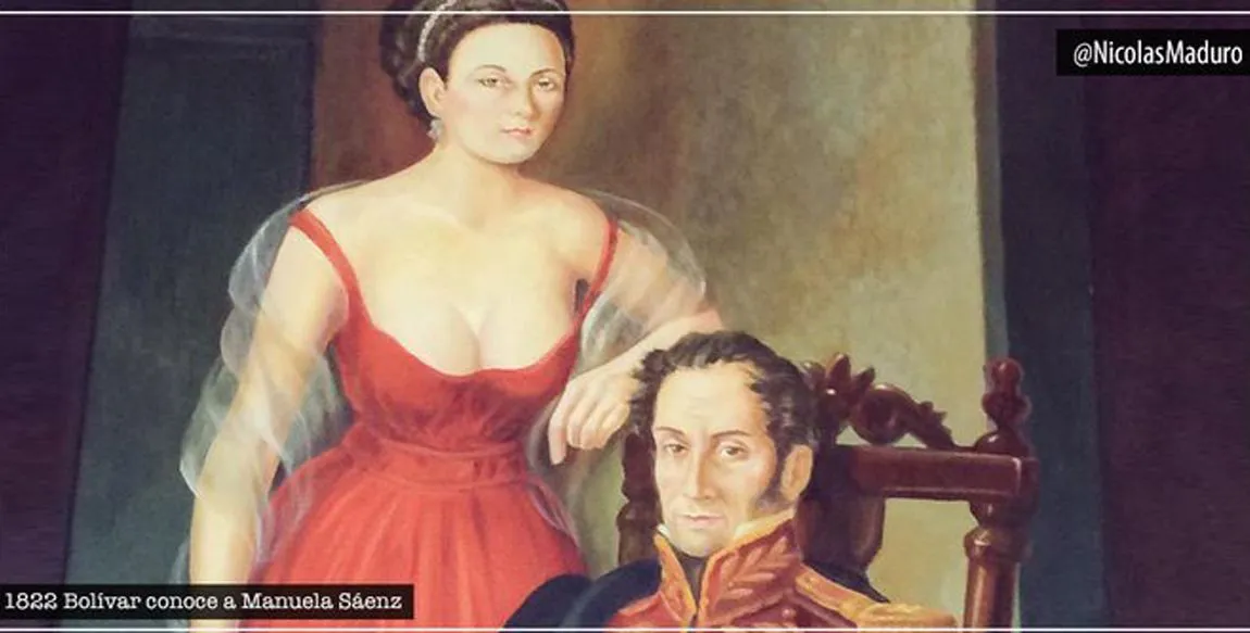 Manuela Sáenz y el Libertador Simón Bolívar se encontraron por primera vez  hace 198 años – Minec