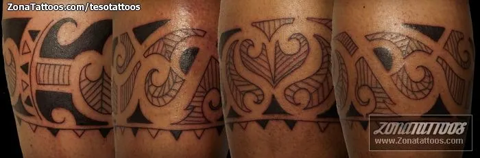 Tatuaje de tesotattoos - Maoríes Brazaletes