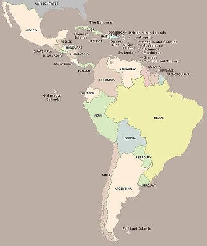 Mapa de América Latina (map of Latin America) | Flickr - Photo ...