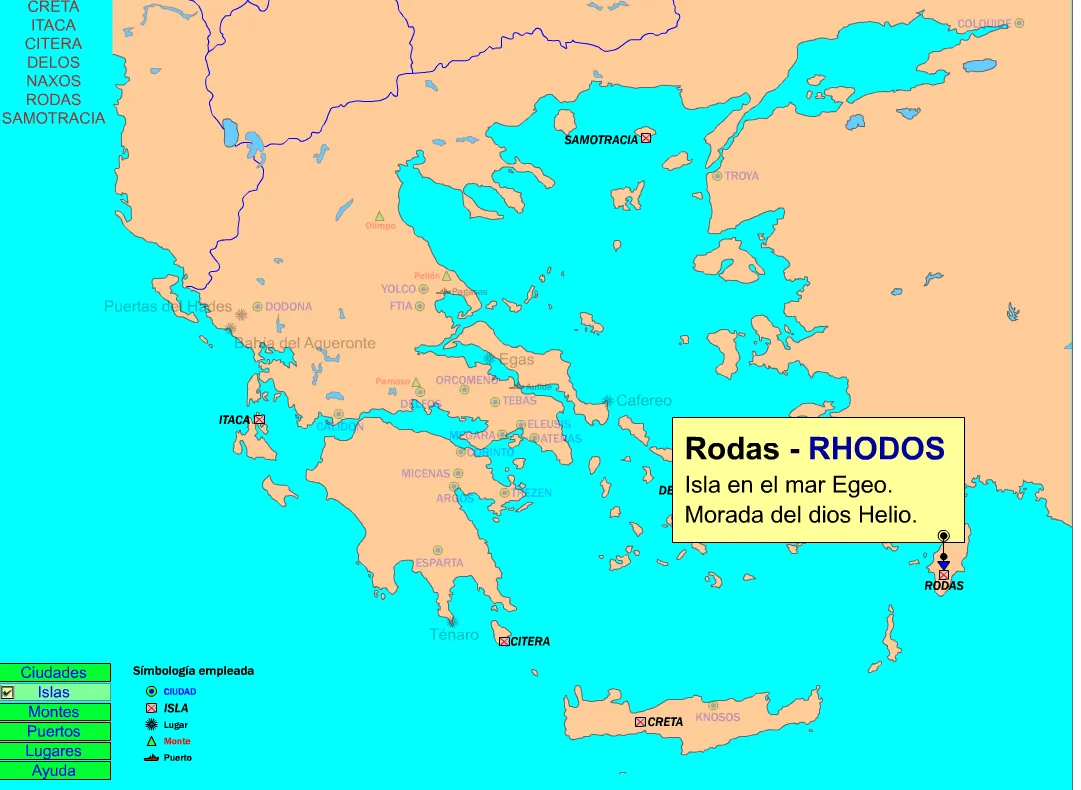 Mapa de la antigua Grecia | Recursos educativos digitales