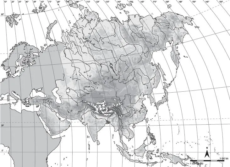 Mapa mudo fisico de asia - Imagui