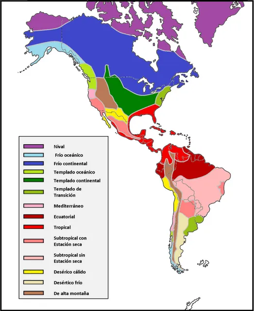 Mapa de bioma de america - Imagui