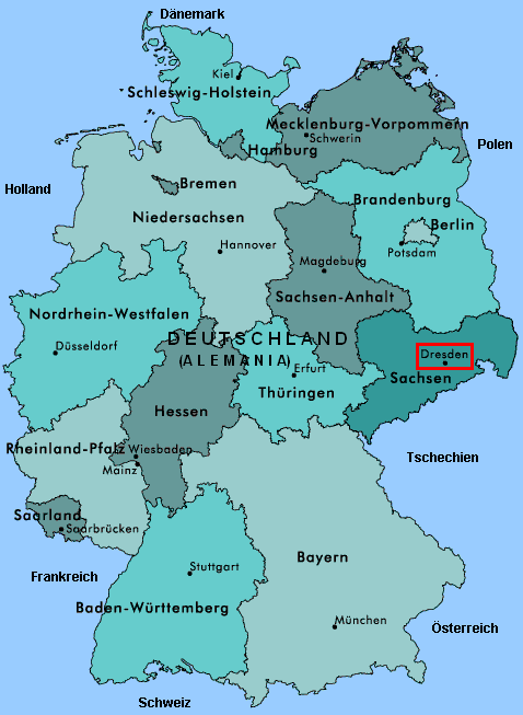 Mapa para colorear de alemania - Imagui