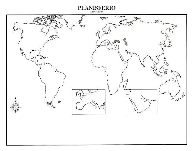 Mapa del continente americano con division política para imprimir ...