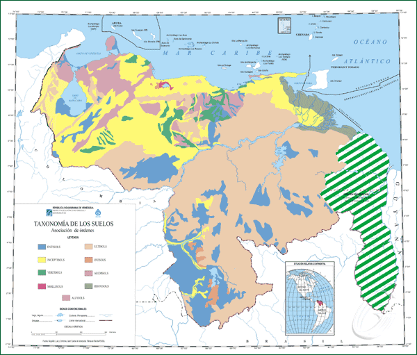 Mapa de los suelos venezolanos - Imagui