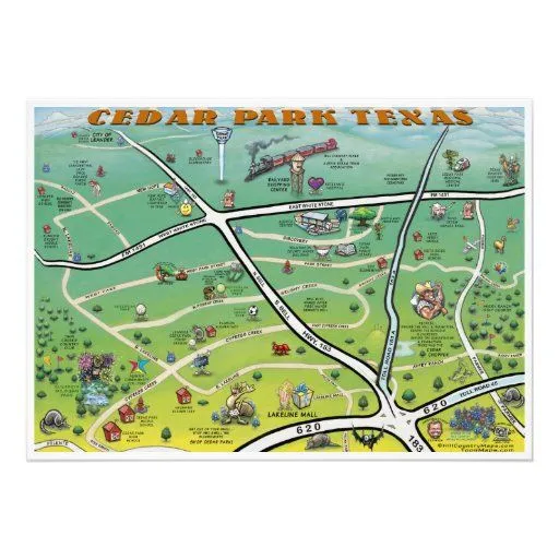 Mapa del dibujo animado de Tejas del parque del ce Anuncio de Zazzle. Mapa del dibujo animado de Tejas del parque del ce Anuncio de Zazzle.