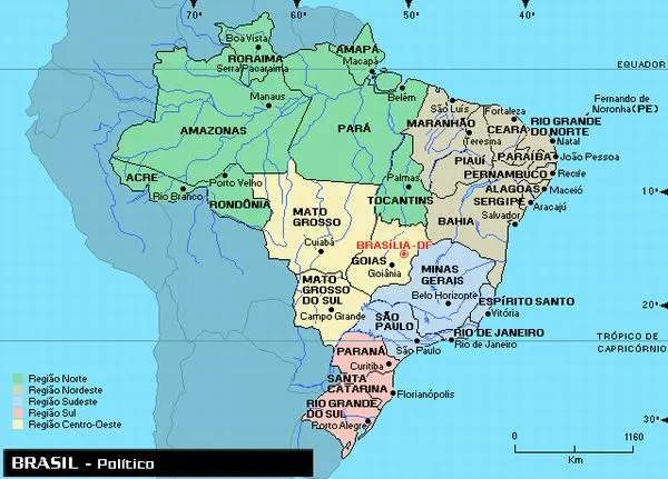 MAPA DO BRASIL | Template of Sample
