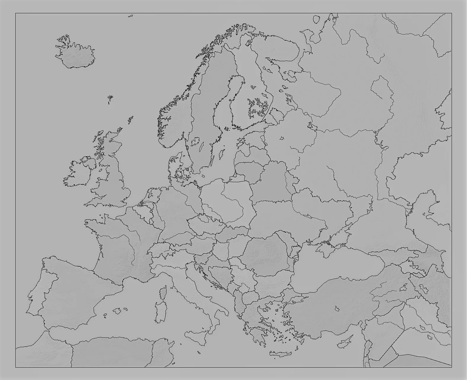 ▷ Mapa de Europa | Mapamundi para imprimir【Político | Físico | Mudo | 2018】