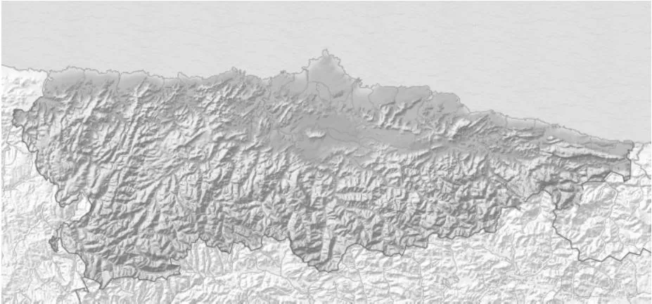 Mapa fisico MUDODE RIOS de asturias - Imagui