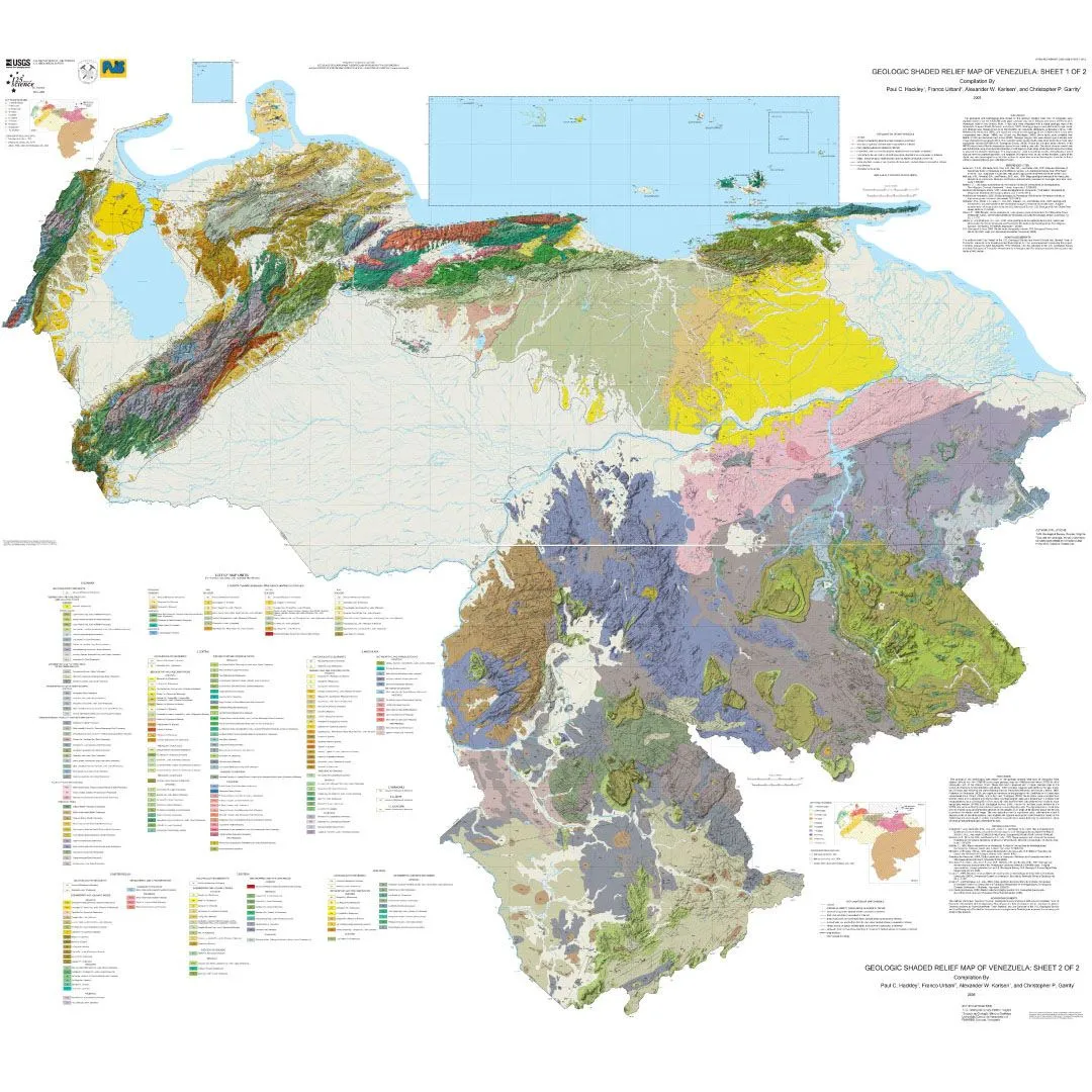 Mapa Geológico de Venezuela - Geologia y Mapas