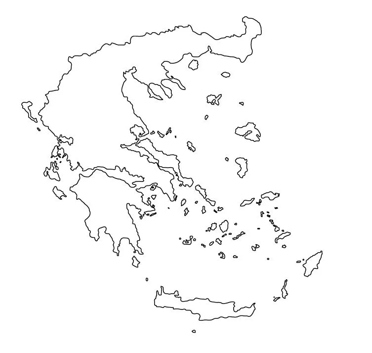 ⊛ Mapa de Grecia ·