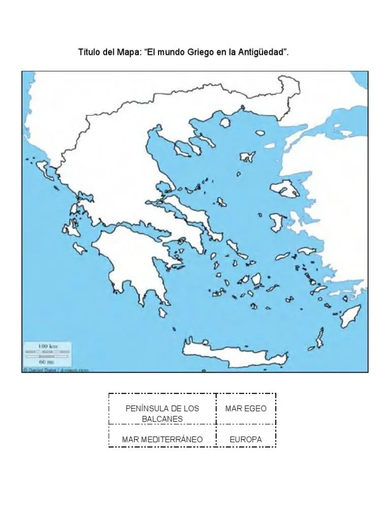 Mapa de Los Griegos de La Antigüedad | PDF