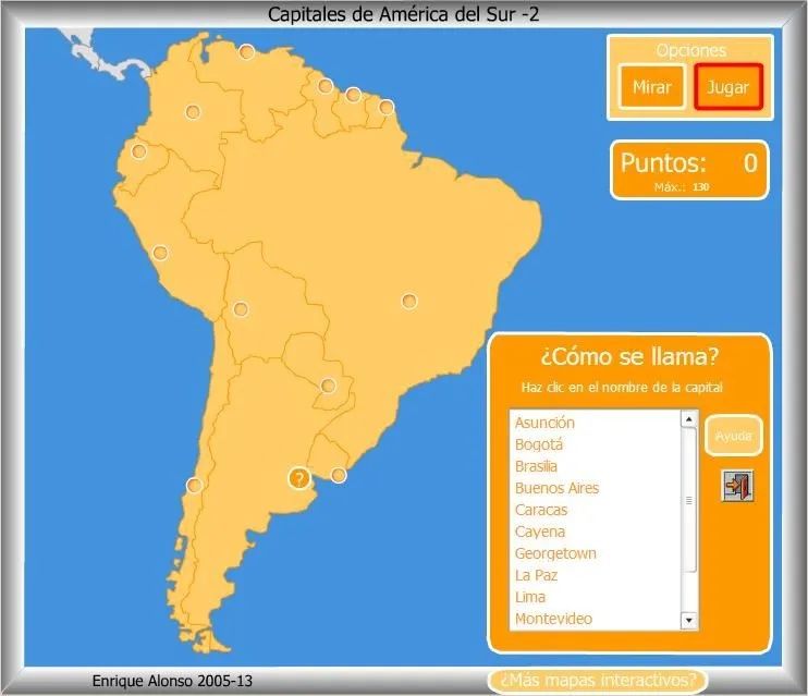 Mapa interactivo de América Central Capitales de América Central ...